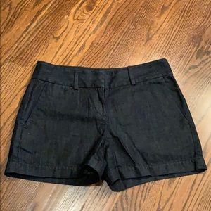 LOFT dark blue jean shorts